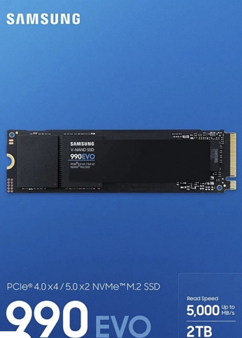 SSD-накопитель Samsung 990 EVO Plus 2TB M.2 NVMe TLC PCIe 5.0 (MZ-V9S2T0BW) Харьков - изображение 1