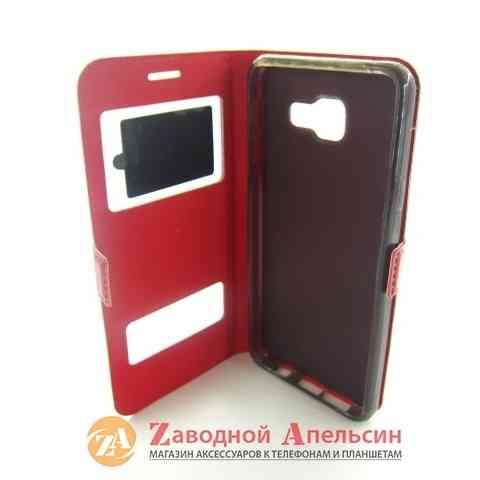 Чехол книга Samsung A3 2016 A310 Smart Case red Одесса