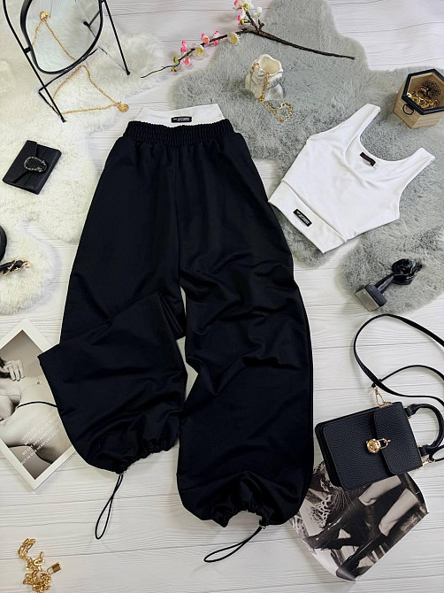 Женский стильный повседневный костюм двойка двунитка и эластичный микродайвинг Одесса - изображение 3