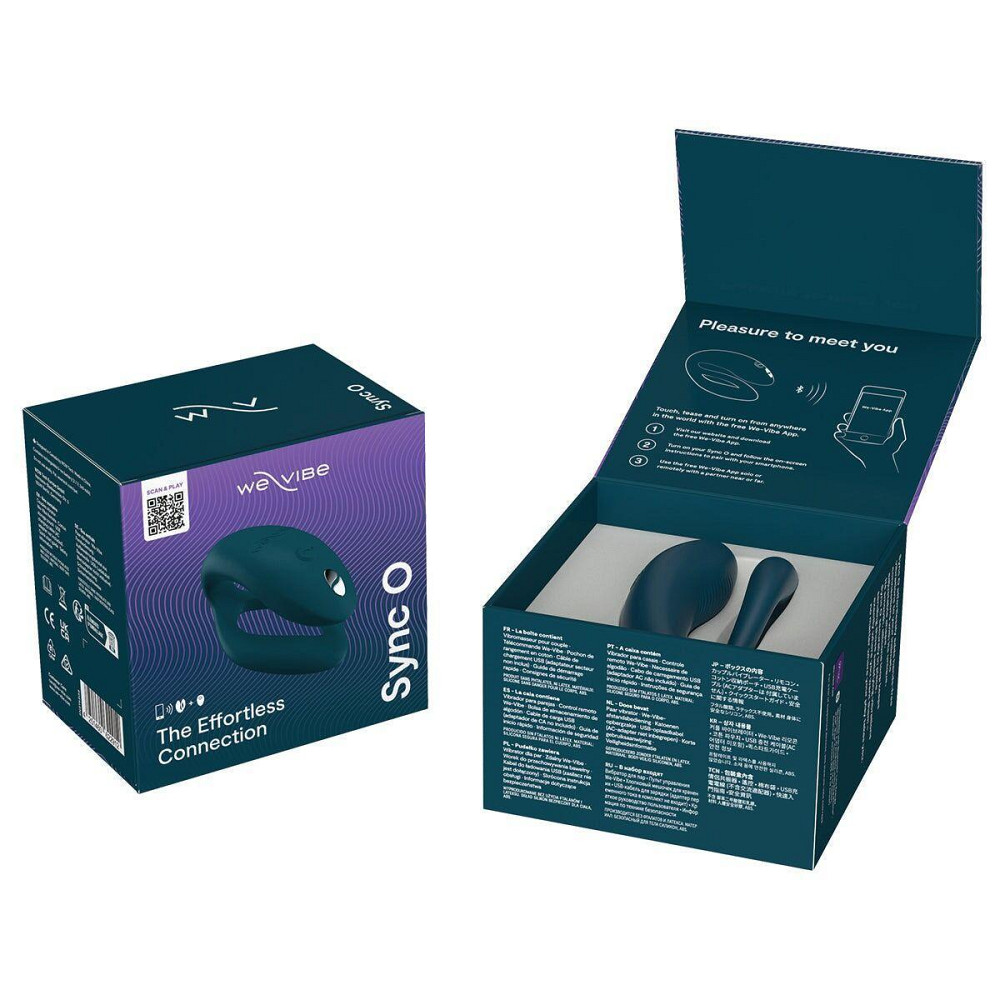 Смарт-вібратор для пар We-Vibe Sync O Velvet Green, пульт ДК Sex Aura Київ - фото 9
