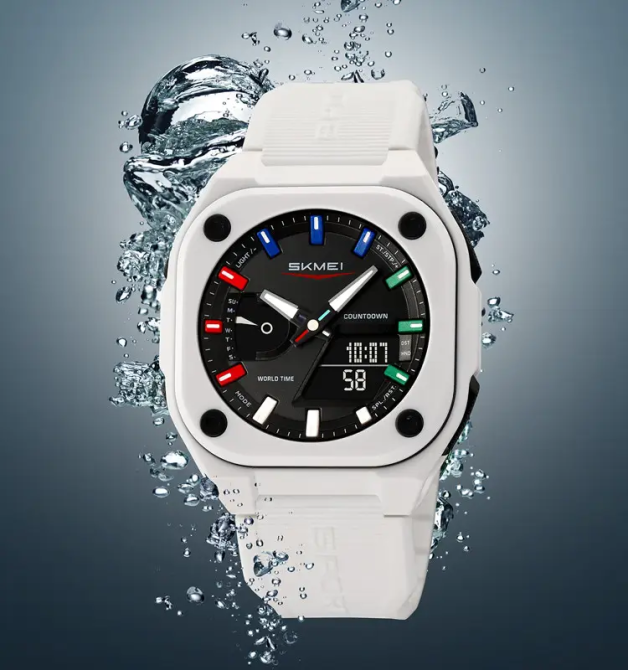 Часы мужские наручные спортивные Skmei 2328 (Белый) Винница - изображение 6