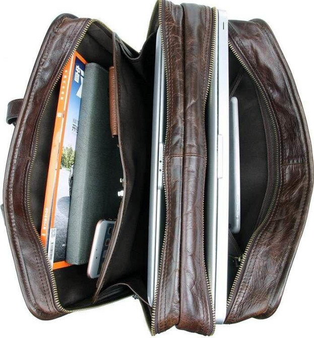 Сумка Vintage 14539 из натуральной кожи Коричневая Киев - изображение 10