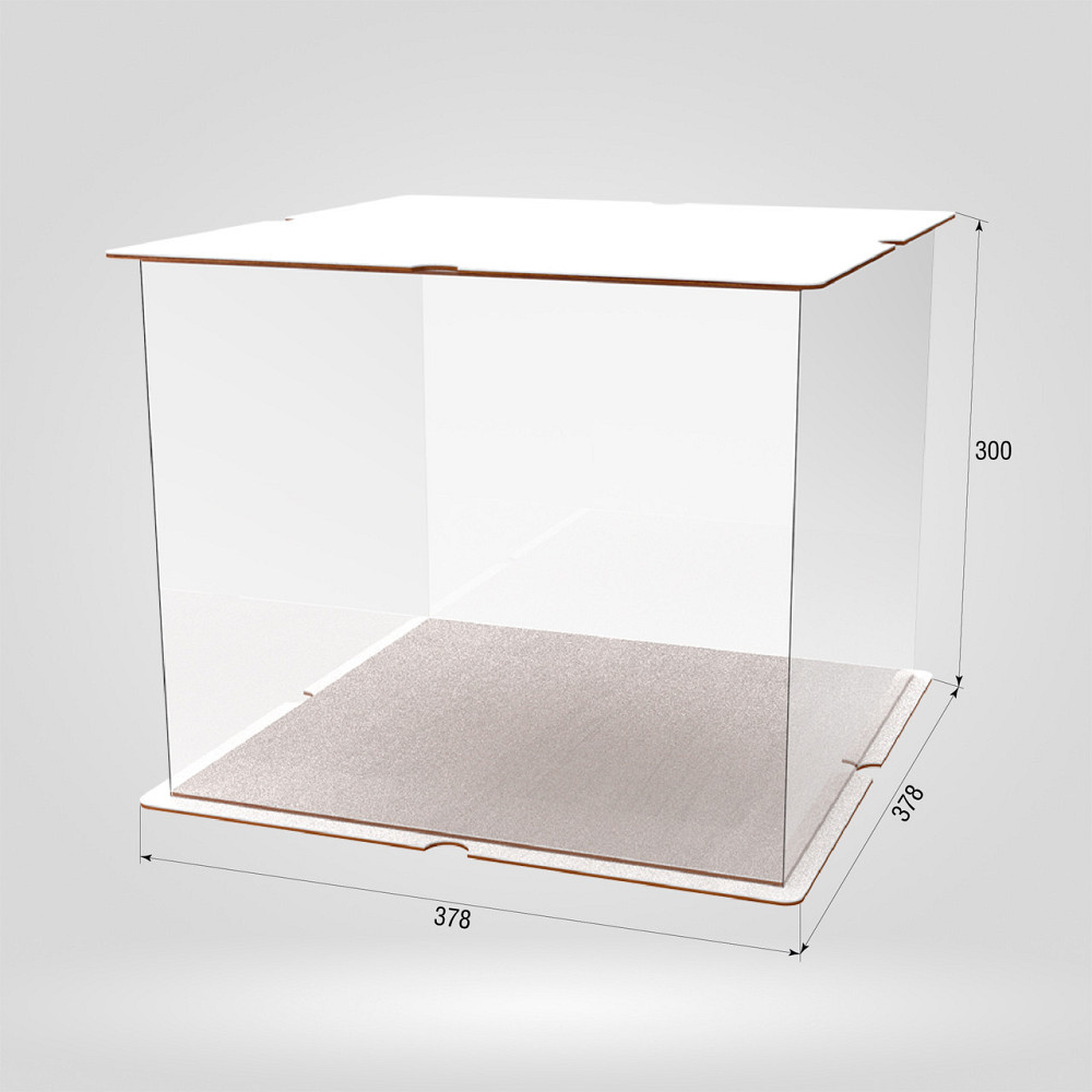 Коробка для тортів, квітів та подарунків EKOSTAR 350х350х300 Київ - фото 2