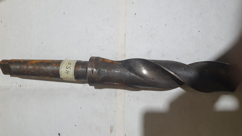 Свердло з конічним хвостовиком 45.0 мм. Р6М5. СРСР. Харків - фото 1