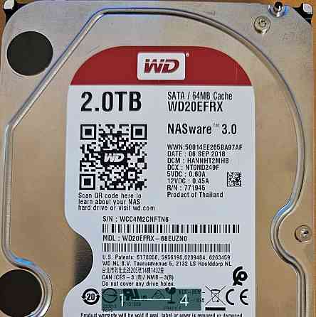 Жорсткий Диск Western Digital Red Plus 2 TB Київ