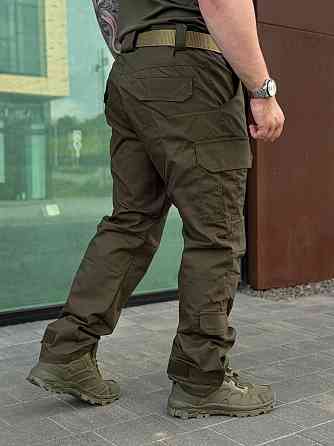 Чоловічі військові штани олива літні ріп-стоп, тактичні польові штани ЗСУ для армії і штурму Львів