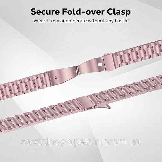 Ремінець Браслет Apple Watch 38 40 41 металевий (рожевий) Одеса