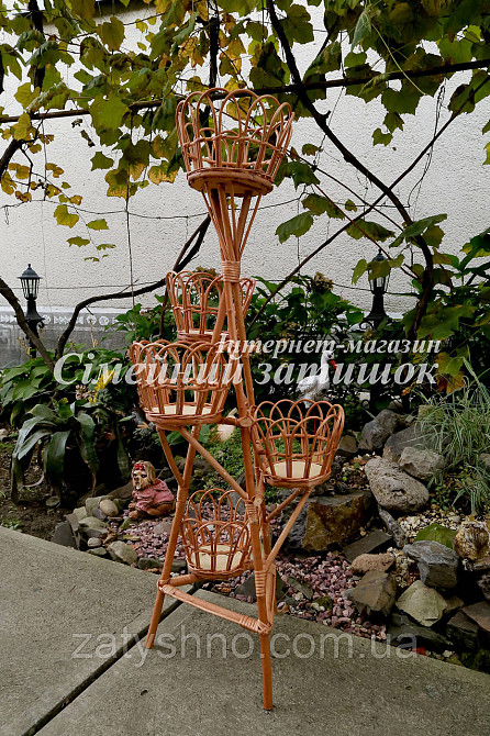 Подставка на цветы плетеная Киев - изображение 6