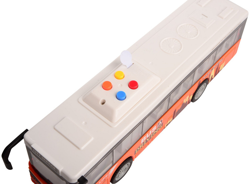 Игрушка CARS S Автобус оранжевый 1:16 (CJ-4073621) (7120413) Киев - изображение 4