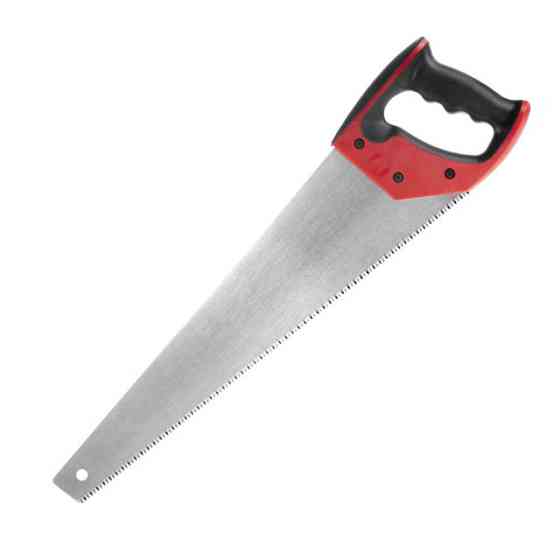 Ножівка по деревині, 450 мм, з гартованим зубом, потрійне заточування, 7 зуб/дюйм INTERTOOL HT-3105 Київ