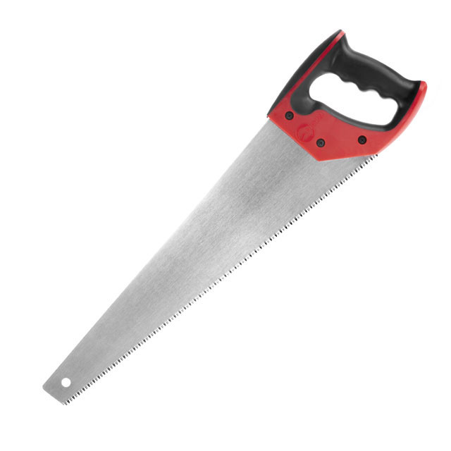 Ножівка по деревині, 450 мм, з гартованим зубом, потрійне заточування, 7 зуб/дюйм INTERTOOL HT-3105 Київ - фото 2