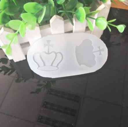 Молд силиконовый Митра 115 на 60 мм серый Киев