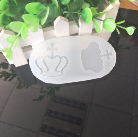 Молд силиконовый Митра 115 на 60 мм серый Киев - изображение 1