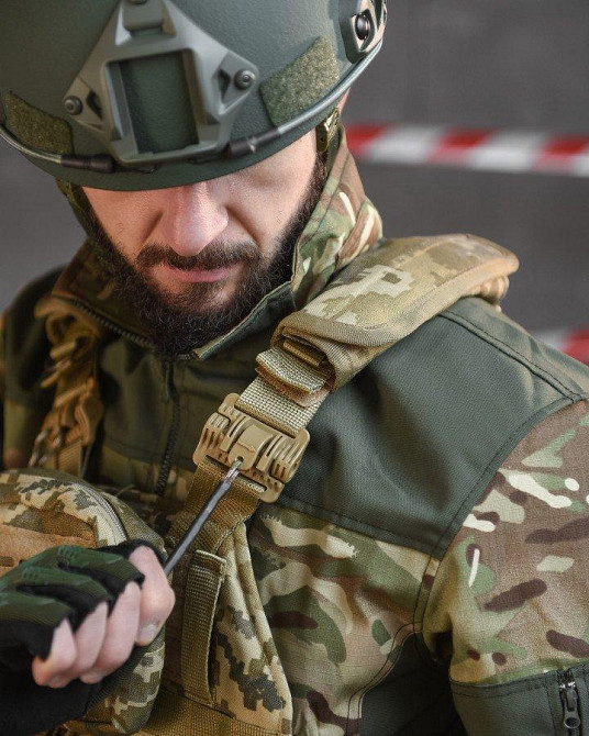 Плитоноска 4 швидкі скидання Cordura піксель НП5128 Одеса - фото 6