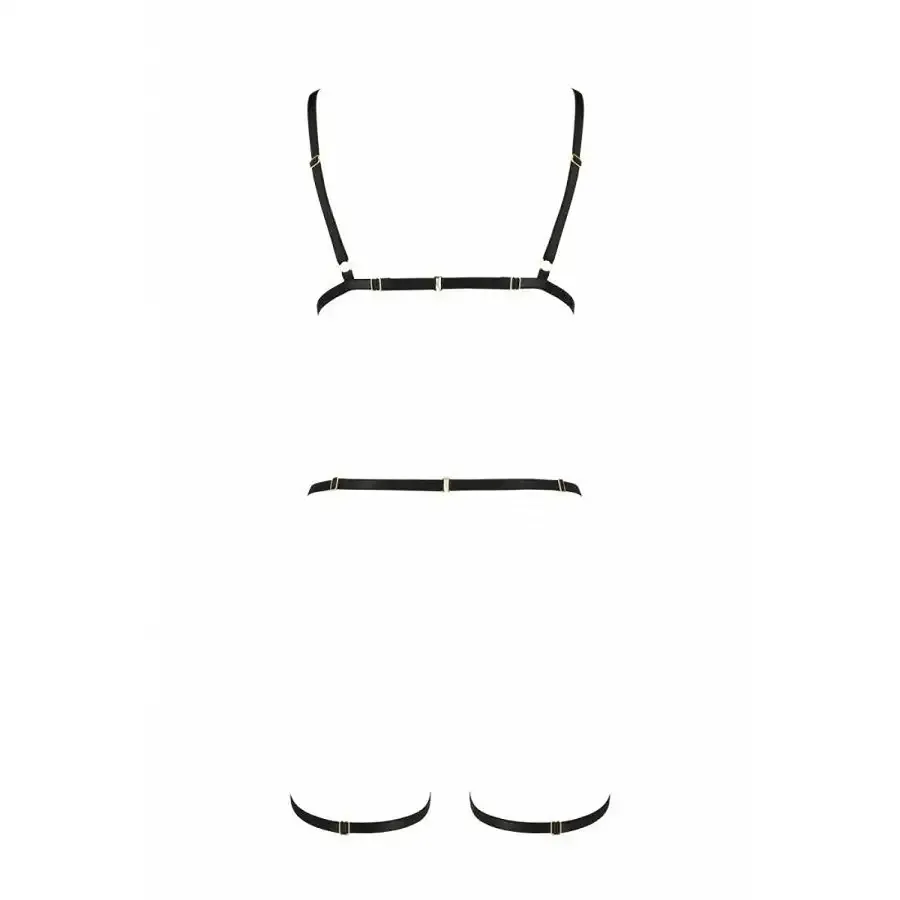 Портупея-стрепи на все тіло Passion Exclusive INDICA S/M, black Львів - фото 6