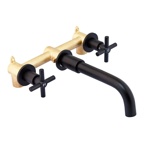 Вбудовуваний змішувач для умивальника Mixxus DVE-001 Inner Black MI6022 Харків