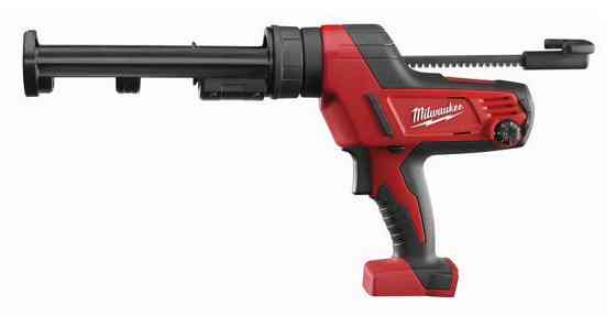 Пістолет для герметиків акумуляторний MILWAUKEE, C18 PCG/310C-0B, 310мл (каркас, пластиковий картридж, сумка) Одеса