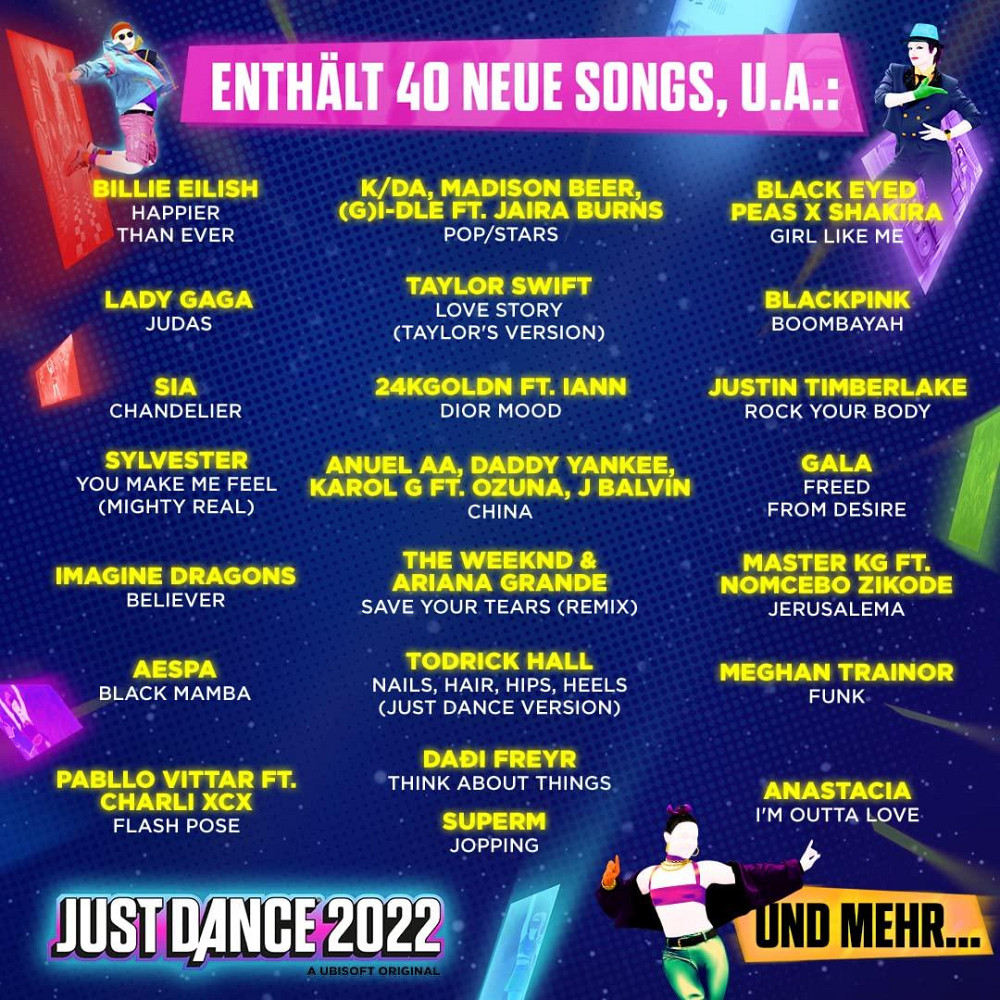 Відеогра Ubisoft Just Dance 2022 (PS4) безкоштовний апгрейд на PS5, 40 хітів, смартфон-контролер, режим Sweat та Kids, англ Київ - фото 3