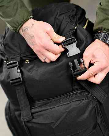 Рюкзак тактичний та туристичний 70л VA чорний ВТ6925 Одеса