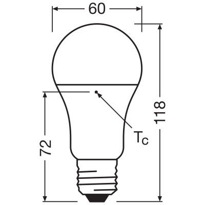 Лампочка Osram CL A100 13W/840 230V FR E27 (4058075304253) Винница - изображение 4