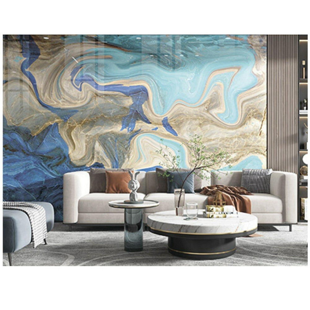 Самоклеящаяся виниловая плитка набор (6 рулонов) 3600х2800х2мм Лазурный SW-00001449 Днепр - изображение 3