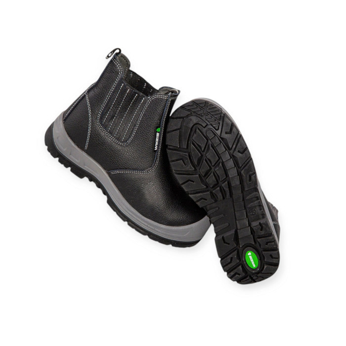 Черевики Pittsburgh захисні без шнурків, р 42 шкіра, композитний піднос, антипрокол. маслобензостій Мукачево - фото 3