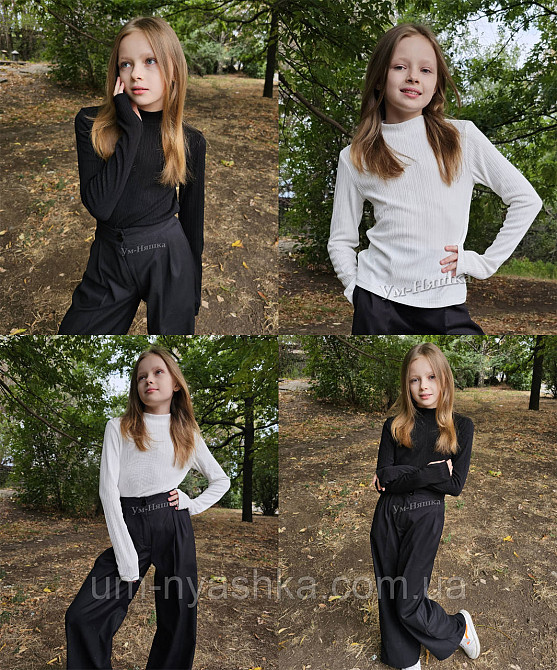 Гольф білий водолазка біла на зріст 122-158 Кривий Ріг - фото 1