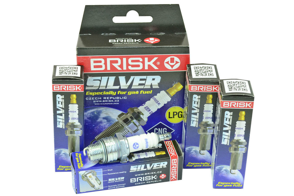 Газові свічки ГАЗ - 24, 3102, 3110, 53 SILVER з резистором коротка спідниця (к-кт 4 шт) запалювання Мукачево - фото 1