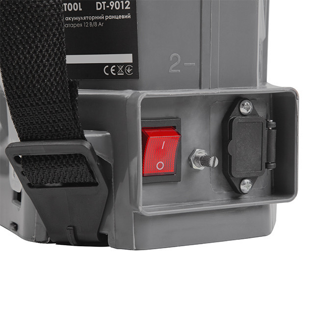 Обприскувач акумуляторний ранцевий 12 л, 3.1 л/хв, батарея 12 В/8 Аг INTERTOOL DT-9012 Киев - изображение 8