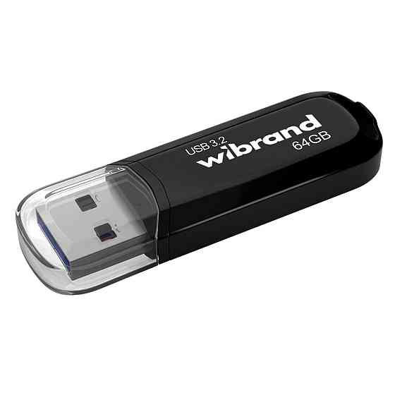 Флешка flash Wibrand USB 3.2 Gen1 Marten 64GB Black WI3.2/MA64P10B Одесса