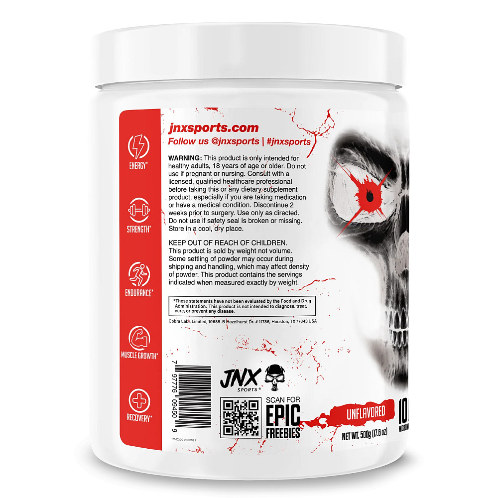 Креатин Cobra labs The Curse Creatine 500 g (Unflavored) Луцк - изображение 2