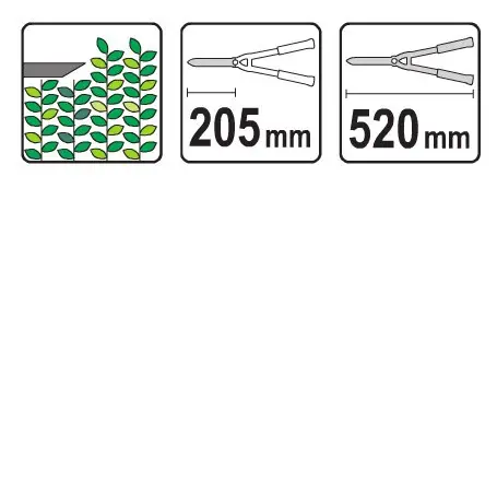 Ножницы для живой изгороди YATO YT-8821 Коломыя - изображение 4