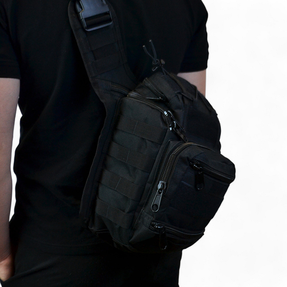 Сумка тактическая для документов, Мужская сумка кабура тактическая плечевая, Тактический мессенджер JO-38 Львов - изображение 2