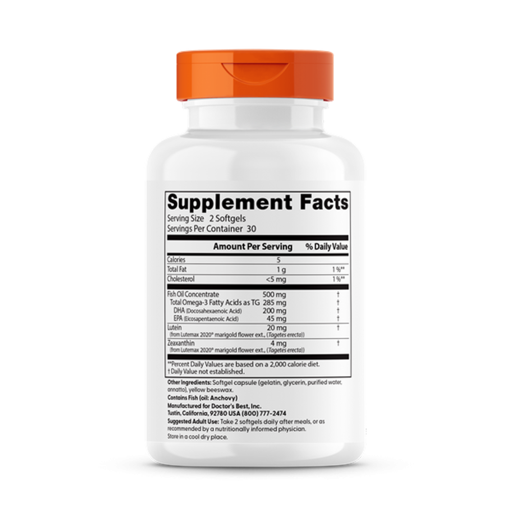 Лютемакс Doctor's Best Vision Enhancers 60 капс Киев - изображение 2