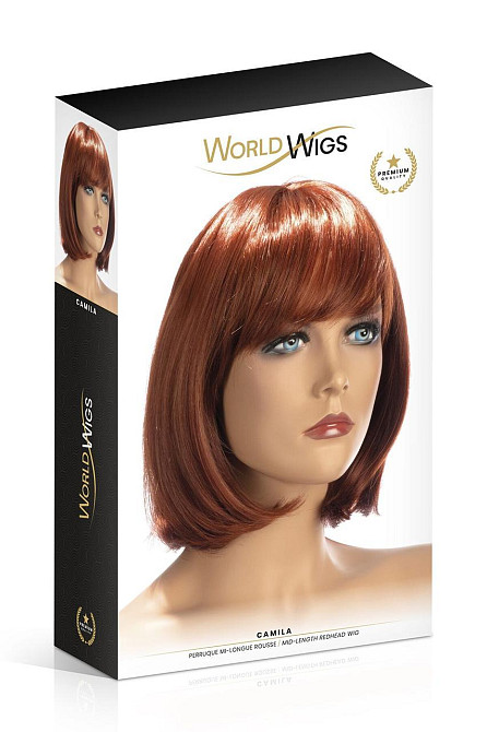Перука World Wigs CAMILA MID-LENGTH REDHEAD Sex Aura Київ - фото 2