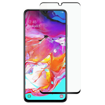 Скло захисне PowerPlant Full screen Samsung Galaxy A70, Galaxy A70s, Black (GL606887) Вінниця - фото 1