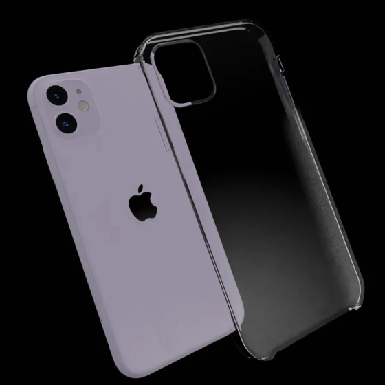 Прозрачный чехол Case•it для Apple iPhone 11 с защитной пленкой Minute One в комплекте — силиконовый гелевый чехол Киев