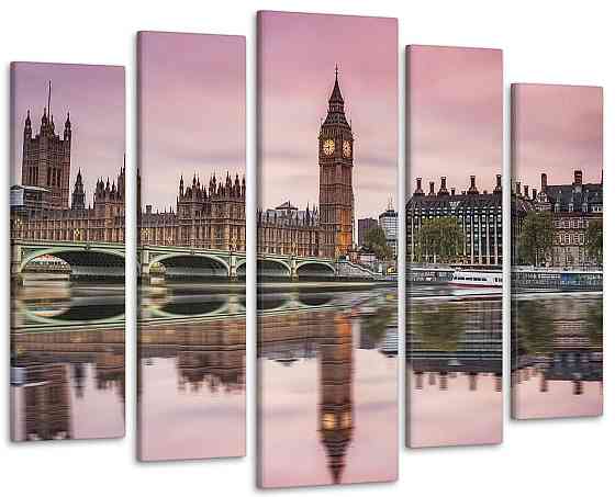 Модульна картина у вітальню / спальню Лондон Art-440_5 ( 80х118см ) Київ