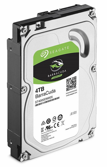 Накопичувач HDD SATA 4.0 TB Seagate BarraCuda 5400 rpm 256MB (ST4000DM004) 3.5
