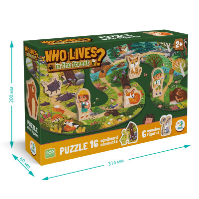 Пазл DoDo Хто живе в лісі? (300608) Вінниця - фото 7