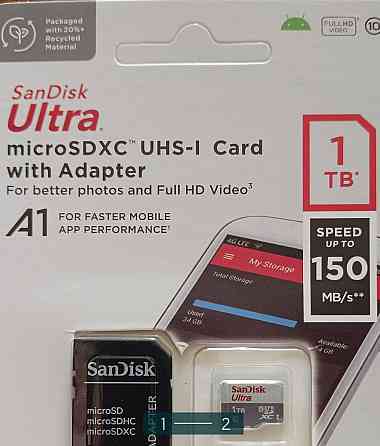 Карта Памяти: SanDisk Ultra 1TB. Киев