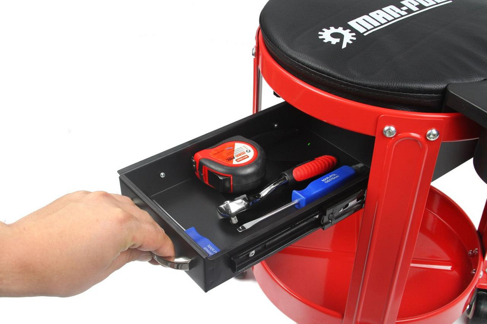 Табурет стульчик для мастерской с ящиком и на колесах Mar-Pol (M80196) Нововолынск - изображение 9