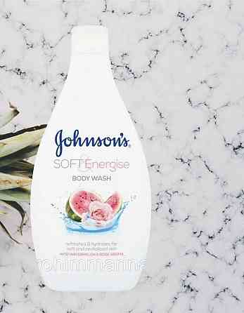 Гель д/душа Johnson soft energise body wash, арбуз и роза, 400 мл Виноградов