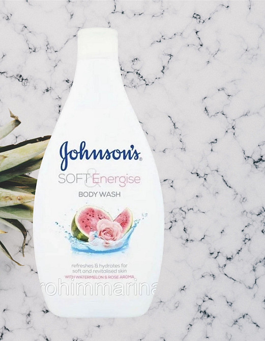 Гель д/душа Johnson soft energise body wash, кавун і троянда, 400 мл Виноградів - фото 2