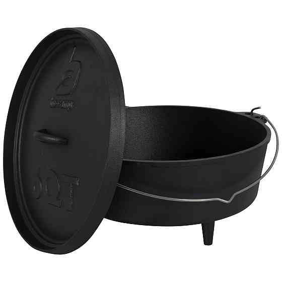 Казан с крышкой Bo-Camp Dutch Oven Cast Iron 31 cm/5 L Black (2122410) Вінниця