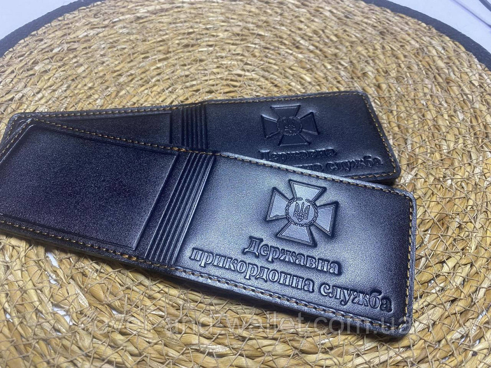 Обкладинка на посвідчення Державна прикордонна служба на три відділення (під картку) Puos Київ - фото 10