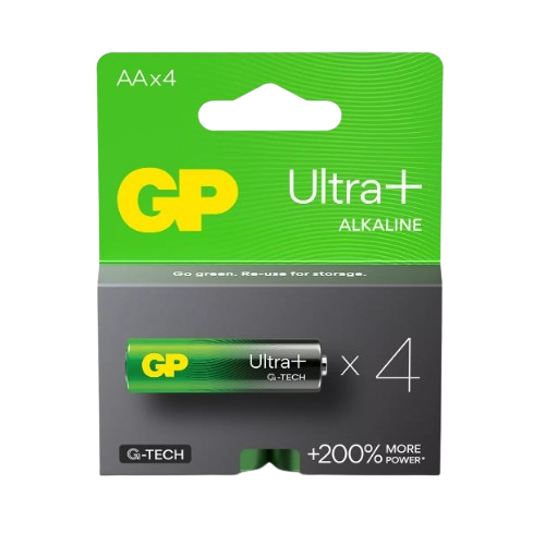 Батарейка лужна AA/LR6 (бл-4шт) GP Ultra Plus Житомир - фото 1
