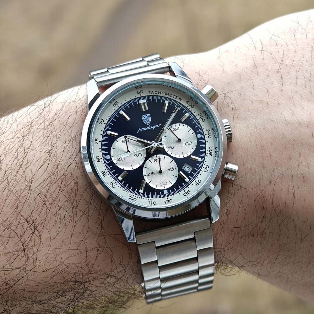 Годинник чоловічий наручний Poedagar Innova Steel (2 ремінці) Київ - фото 15