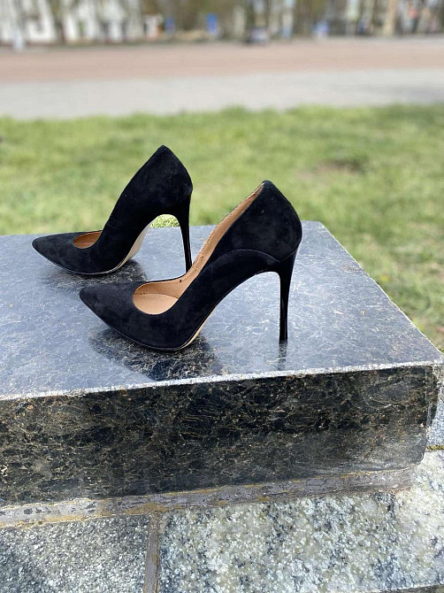 SANTINI Туфлі жіночі SANTINI чорні замша натуральна каблук 11см 36р. 37р. (70594-21) Коломия - фото 3