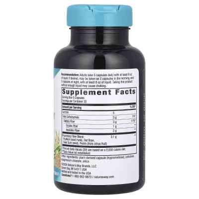 Вітамін Nature's Way Клітковина, Fiber Fusion Daily, 150 вегетаріанських капсул (EMT-08452) Вінниця